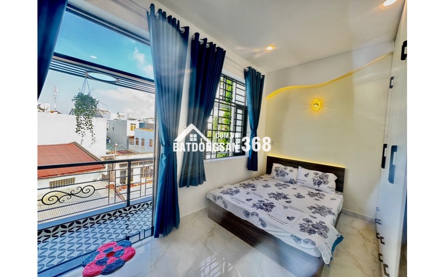 HẺM XE HƠI - HẺM THÔNG - KHU DÂN TRÍ AN NINH - NGANG GẦN 5M BỀ THẾ - NHÀ MỚI FULL NỘI THẤT VÀO Ở NGAY.