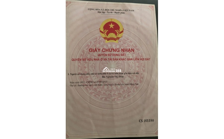 Chính chủ cần bán miếng đất ở Xuân Tâm, đường bê tông sau lưng trường Nguyễn Đình Chiểu.