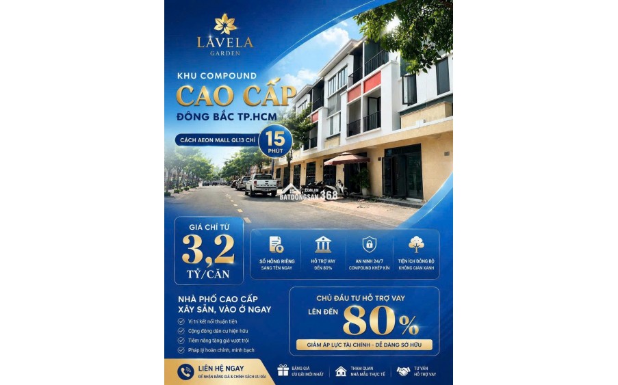 NHÀ PHỐ SỔ SẴN COMPOUND CAO CẤP TP.HCM - 15 phút tới AEON MALL: 3,2 TỶ. Vũ 0933910039