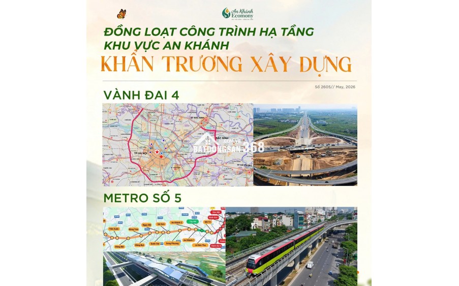 BÁN LIỀN KỀ TẶNG XE DỰ ÁN ECOMONY BẮC AN KHÁNH
