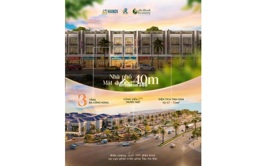 BÁN LIỀN KỀ DỰ ÁN ECOMONY BÁC AN KHÁNH HƯỚNG CÔNG VIÊN