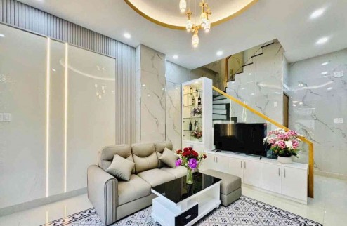 HẺM XE HƠI LÊ QUANG ĐỊNH - P. Gia Định - NHÀ 4 tầng mới đẹp