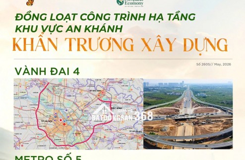 BÁN LIỀN KỀ TẶNG XE DỰ ÁN ECOMONY BẮC AN KHÁNH