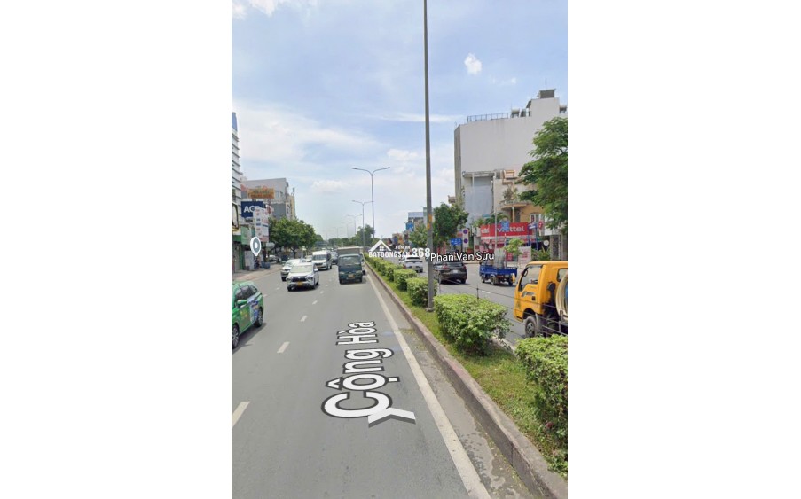 NGANG 30M - MẶT TIỀN ĐƯỜNG CỘNG HOÀ - 205TỶ