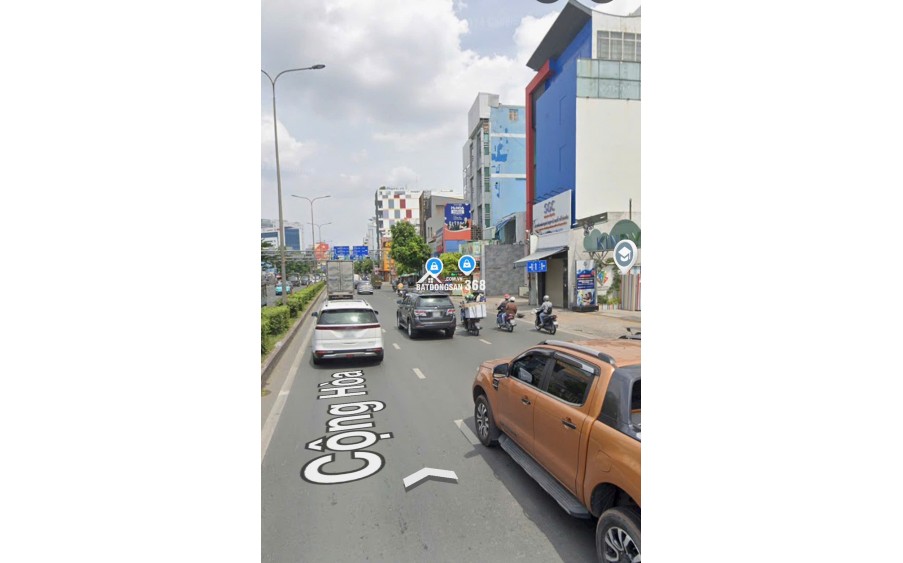 NGANG 30M - MẶT TIỀN ĐƯỜNG CỘNG HOÀ - 205TỶ