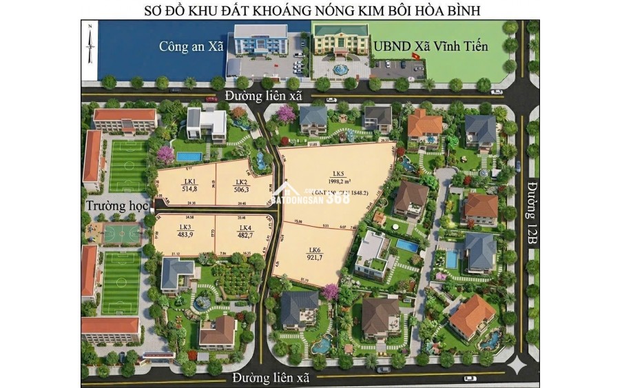  BÁN ĐẤT KHOÁNG NÓNG NGHỈ DƯỠNG TẠI VĨNH TIẾN – KIM BÔI – HÒA BÌNH