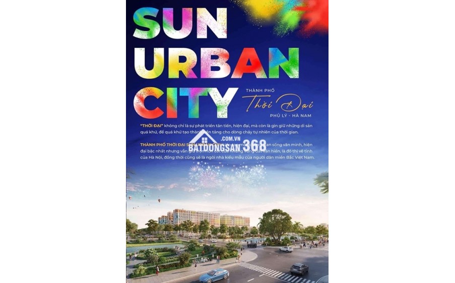  LIỀN KỀ 4M MẶT TIỀN SUN URBAN CITY – MÃ C1845 – GIÁ CHỈ TỪ 4,712 TỶ
