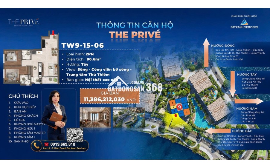 BÁN CĂN 2PN VIEW SÔNG ĐẸP THE PRIVÉ – CHỈ 10% KÝ HĐMB TRỰC TIẾP PHÒNG KINH DOANH CHỦ ĐẦU TƯ