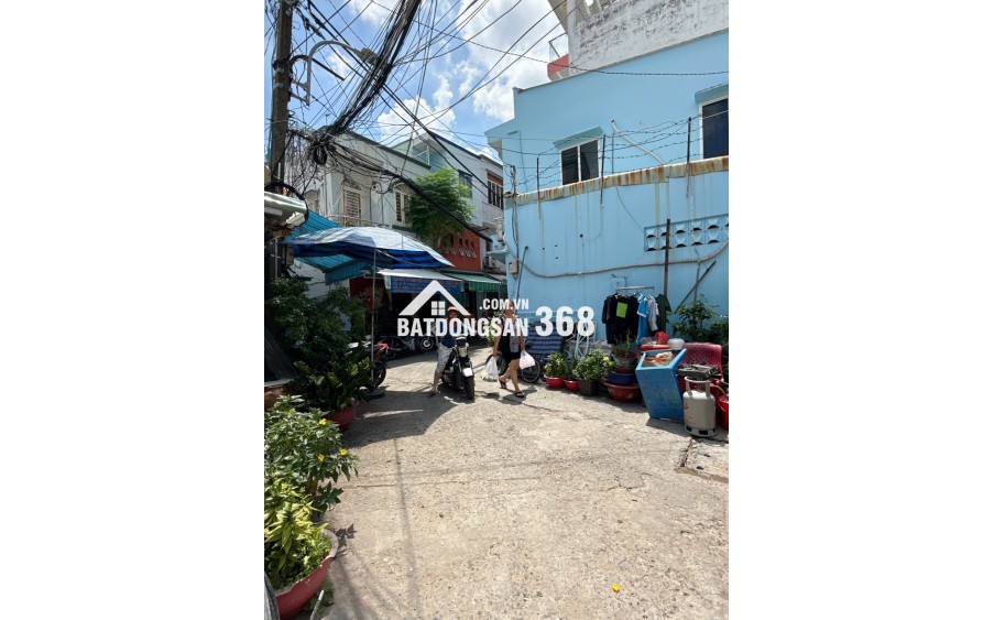 BÁN NHÀ HẺM 185 BÀ HOM – PHƯỜNG PHÚ LÂM Hẻm thông Cư Xá Phú Lâm B (Phố Ẩm Thực), khu dân cư an ninh