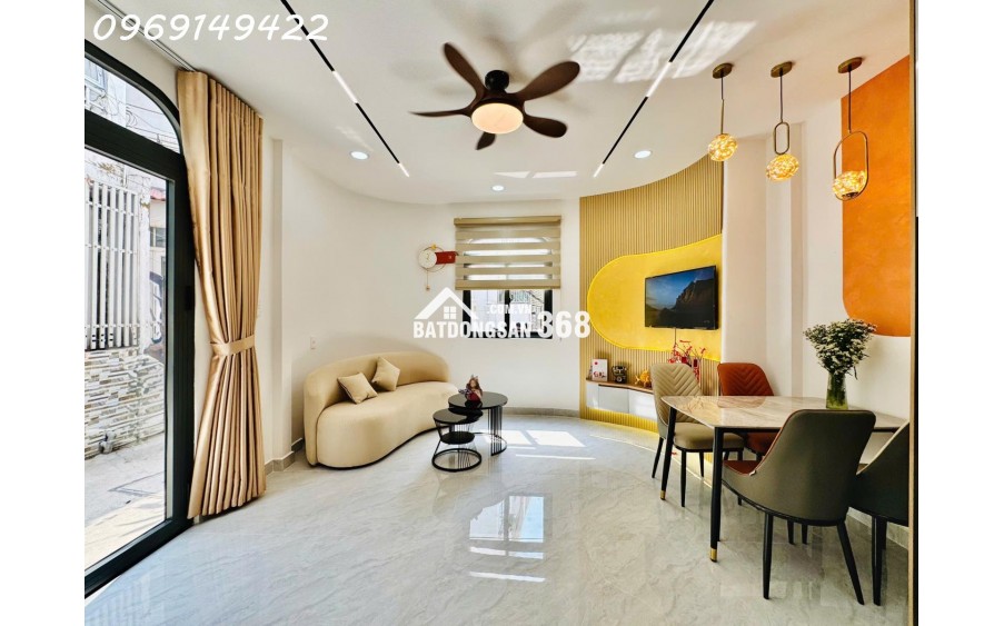 SIÊU PHẨM MỚI ĐẸP 2 MẶT TIỀN HẺM XE HƠI 7 CHỖ TỚI NHÀ -  2 TẦNG - DTSD 50M2. NHỈNH 5TY