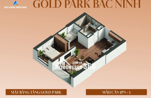 CHỈ 2.0 TỶ SỞ HỮU NGAY CĂN HỘ TẠI GOLD PARK BẮC GIANG