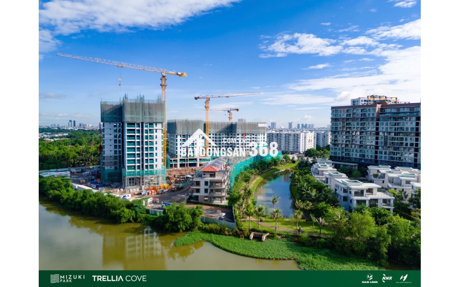 Căn Hộ Ven Sông Trellia Cove, Mizuki Park (26ha) Nguyễn Văn Linh, Bình Chánh, 2PN | 75m² | 5,2 tỷ
