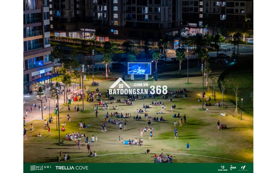 Căn Hộ Ven Sông Trellia Cove, Mizuki Park (26ha) Nguyễn Văn Linh, Bình Chánh, 2PN | 75m² | 5,2 tỷ