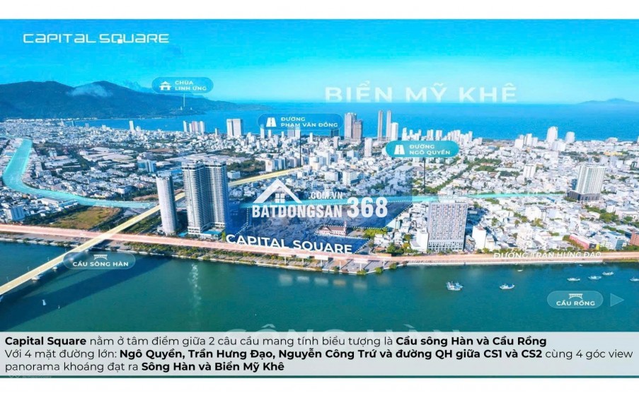 CHỈ TỪ 3 TỶ - CAPITAL SQUARE – KIỆT TÁC BÊN SÔNG HÀN