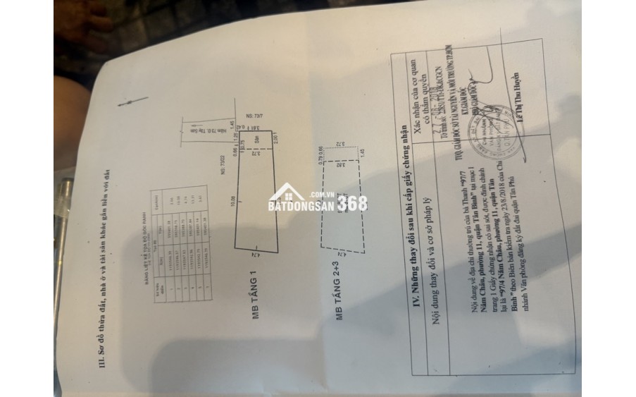 NHÀ 4 TẦNG KHU TÂN PHÚ | GẦN LŨY BÁN BÍCH | 54M² | 4PN | NỞ HẬU