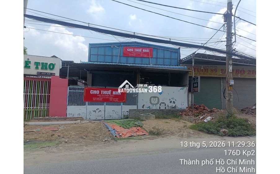 MẶT BẰNG KINH DOANH CHO THUÊ DIỆN TÍCH 9X40=360M2