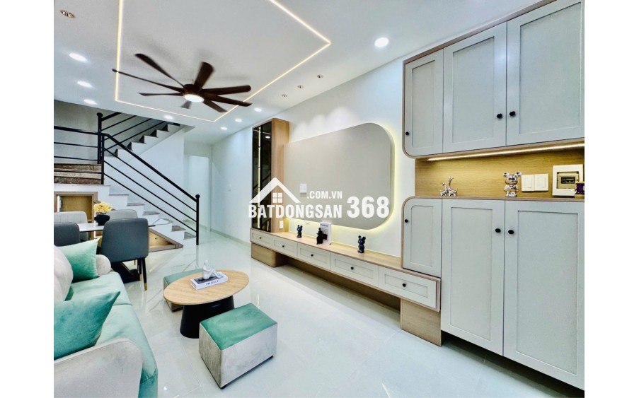 NHÀ ĐẸP NGAY CHỢ BÀ CHIỂU – CHỈ 10M RA HẺM XE TẢI – FULL NỘI THẤT