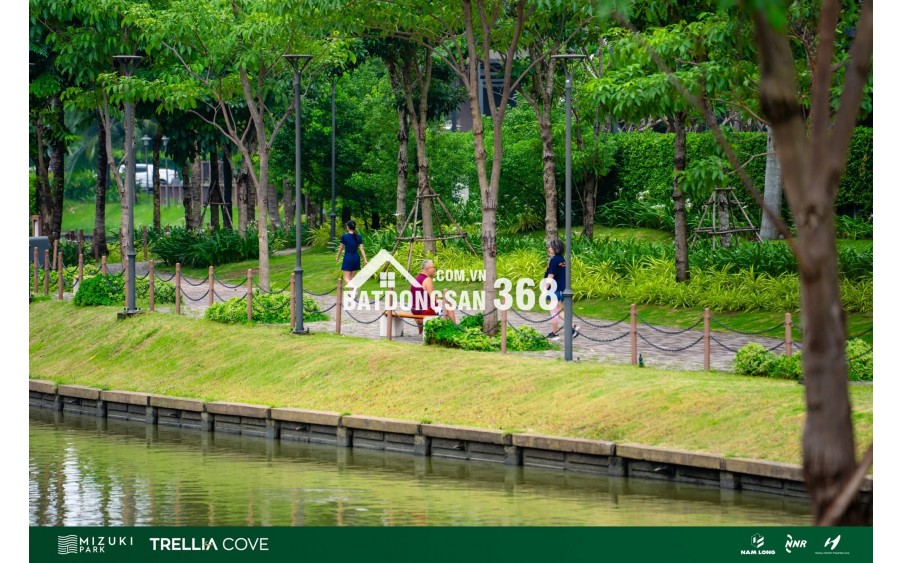 Nhà Phố Ven Sông Trellia Cove, Mizuki Park (26ha), Nguyễn Văn Linh, Bình Chánh, 249m2 | 18,4 tỷ