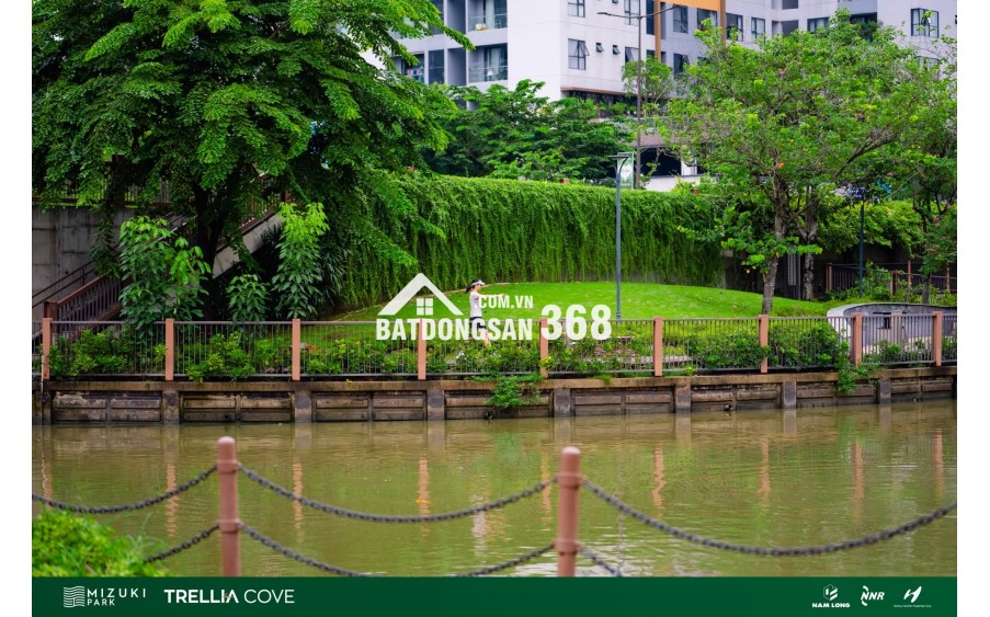 Nhà Phố Ven Sông Trellia Cove, Mizuki Park (26ha), Nguyễn Văn Linh, Bình Chánh, 249m2 | 18,4 tỷ