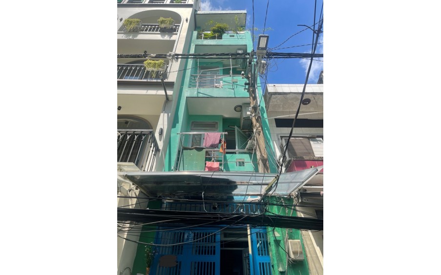 BÁN NHÀ 2 MẶT TIỀN - 4 TẦNG BTCT - TRUNG TÂM QUẬN 10 - HẺM XE HƠI TỚI NHÀ - CHỈ 6.5 TỶ