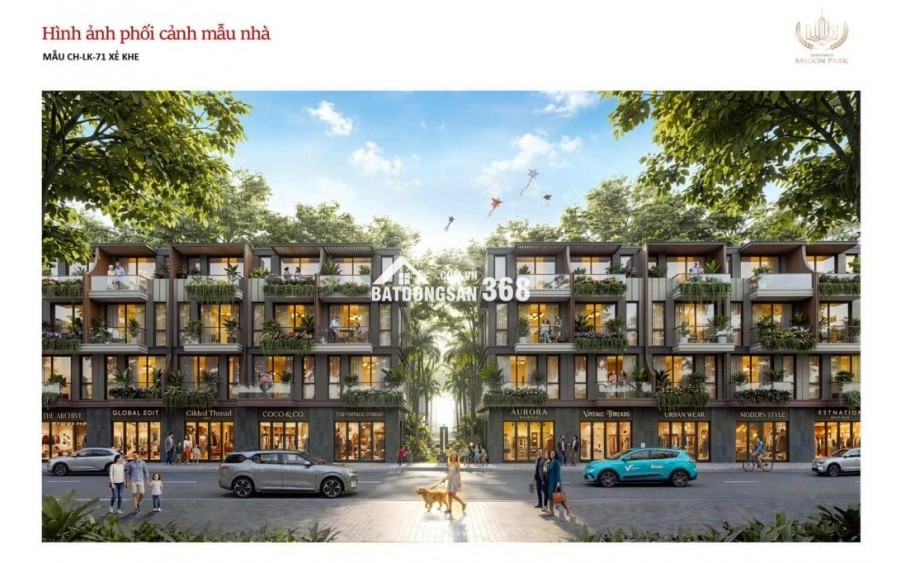 Sở hữu ngay Nhà phố mặt tiền 4 Tầng tại Vinhomes Saigon Park ( Vin Hóc Môn) chỉ từ 5 Tỷ (Full 102%)