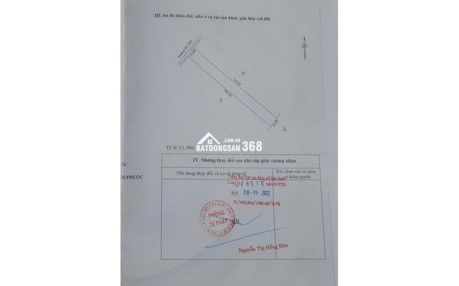 Bán đất Đường Tỉnh 754, xã Lộc Thành Huyện Lộc Ninh tỉnh Bình Phước