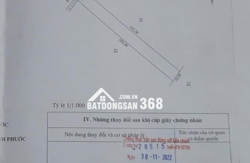Bán đất Đường Tỉnh 754, xã Lộc Thành Huyện Lộc Ninh tỉnh Bình Phước