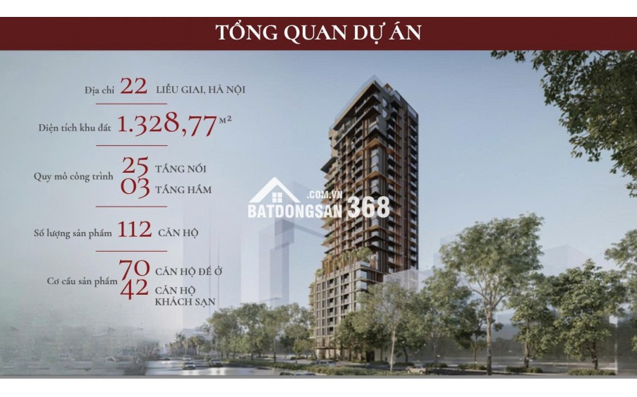 THE LEGATUS 22 LIỄU GIAI – CĂN HỘ CAO CẤP GIỮA VÙNG LÕI BA ĐÌNH