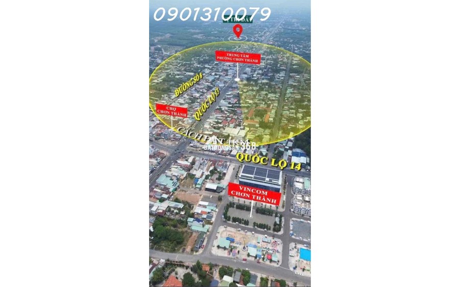 680tr cặp đất xây trọ 550m2 KCN Minh Hưng
