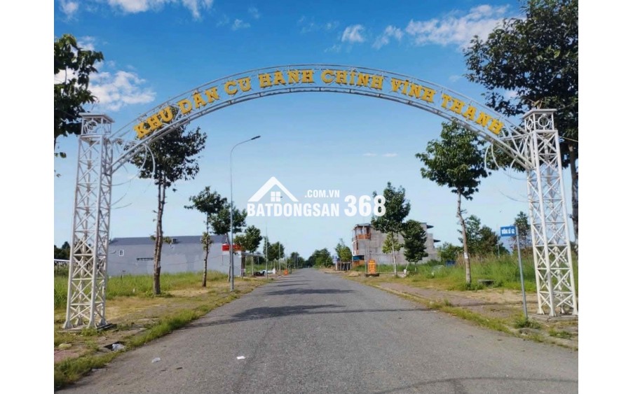 Đất thổ cư 100% khu hành chính huyện Vĩnh Thạnh