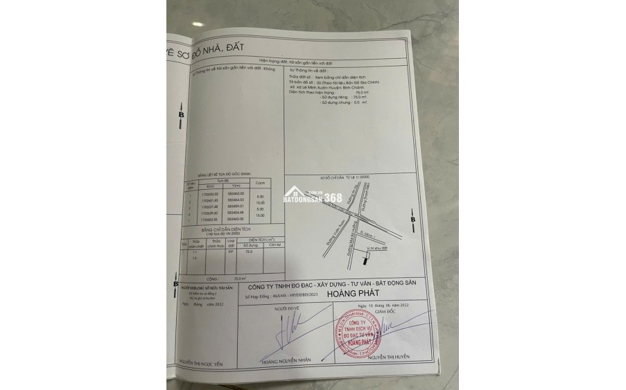 Bán Đất 75M2 - 5x15 - Xã Bình Lợi, Bình Chánh - Ngay Chợ Cầu Xáng - 270 Triệu