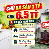 Bán  nhà XVNT ,Bình Thạnh, ngay hàng xanh.Chủ hạ 1 tỷ còn 6.5 tỷ- 58m2