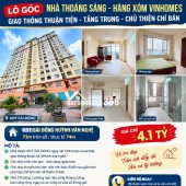 BÁN CHUNG CƯ LÔ GÓC THOÁNG SÁNG SÀI ĐỒNG HÀNG XÓM VINHOMES 2 NGỦ BAN CÔNG RỘNG 74M² 4.1 TỶ.