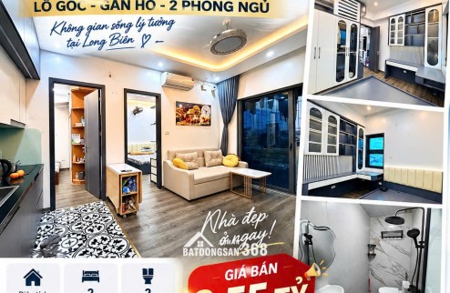  CĂN HỘ LÔ GÓC 2PN – GẦN HỒ THẠCH BÀN – FULL NỘI THẤT – CHỈ 2,55 TỶ 