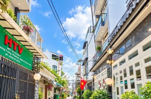 5,68 TỶ SỞ HỮU NHÀ MỚI 4 TẦNG – 2 MẶT HẺM XE HƠI NGAY QUANG TRUNG!
