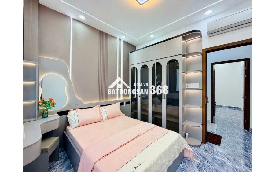 Nhà Huỳnh Tấn Phát 3 tầng, 4PN , mới xây 100% , ngang 5m, full nội thất đẹp, chỉ nhỉnh 4 tỷ, phù hợp gia đình đông thành viên