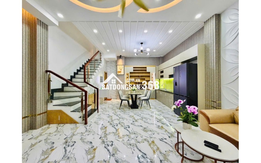 (HIẾM)Bán nhà mặt tiền 1T2L, đương Huỳnh Tấn Phát, 60m2, hẻm xe hơi né nhau, giá nhỉnh 4 tỷ