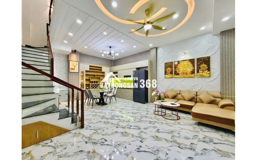 (HIẾM)Bán nhà mặt tiền 1T2L, đương Huỳnh Tấn Phát, 60m2, hẻm xe hơi né nhau, giá nhỉnh 4 tỷ
