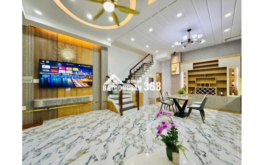 (HIẾM)Bán nhà mặt tiền 1T2L, đương Huỳnh Tấn Phát, 60m2, hẻm xe hơi né nhau, giá nhỉnh 4 tỷ