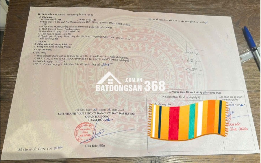 Hàng hiếm bám ql6 gần hồ điều hòa tại phường chương mỹ tp hà nội