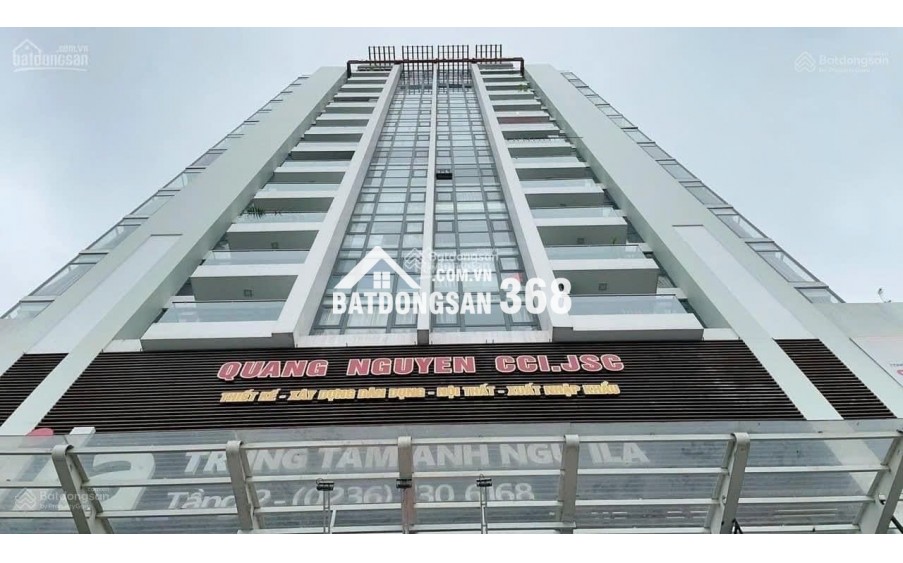 Cho thuê căn hộ Quang Nguyễn 244 Nguyễn Hữu Thọ, Đà Nẵng, DT: 75m²,2PN, 2WC phòng khách rộng rãi