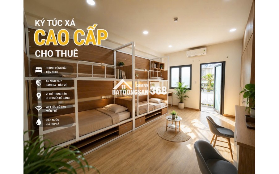 Cho thuê ký túc xá 2tr full mọi chi phí và đồ tại Q1
