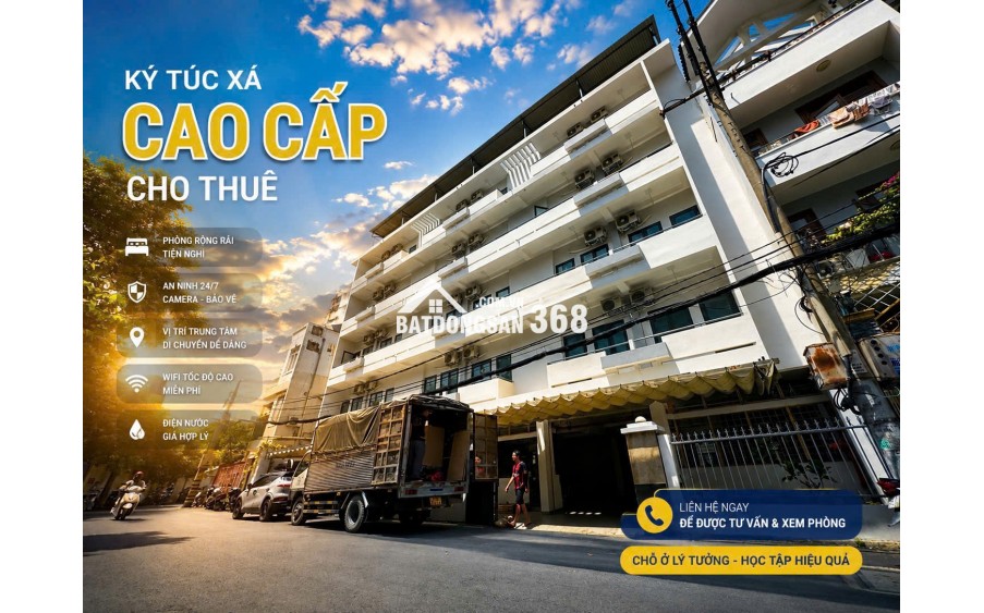Cho thuê ký túc xá 2tr full mọi chi phí và đồ tại Q1