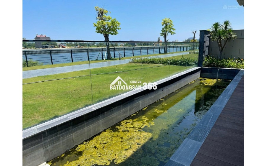 Bán biệt thự ven sông khu đô thị Phú Mỹ An, Đà Nẵng diện tích 300m², 0773218937  hồ bơi riêng, sàn 349,1m²