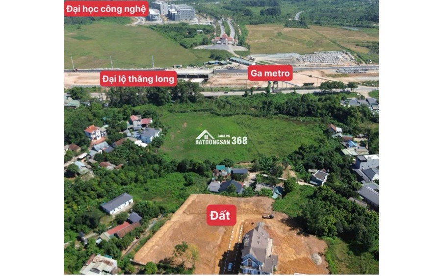 Bán gấp 150m đất cạnh ga metro, đại lộ thăng long và các trường đại học tại Hòa Lạc.