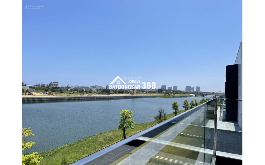 Bán biệt thự ven sông khu đô thị Phú Mỹ An, Đà Nẵng diện tích 300m², 0773218937  hồ bơi riêng, sàn 349,1m²