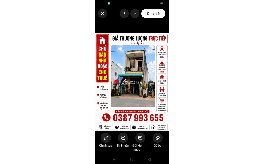  NHÀ VỊ TRÍ ĐẸP TẠI TÂN CHÂU _ VỪA Ở VỪA KINH DOANH 