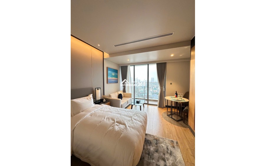 Bán studio 38,05m² view trực diện biển Mỹ Khê Soleil Đà Nẵng, full nội thất, bàn giao vận hành ngay, 4.2 tỷ