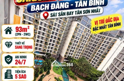 Bán căn hộ Saigon Airport Plaza 93m2, 2PN  , Sổ riêng 7.5tỷ