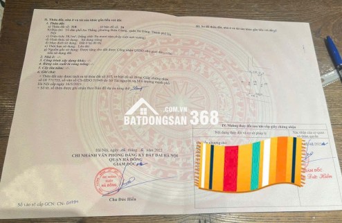 Hàng hiếm bám ql6 gần hồ điều hòa tại phường chương mỹ tp hà nội